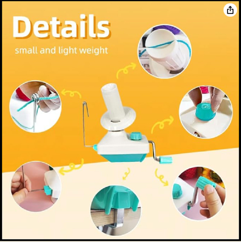 Yarn Ball Winder, Convenient Yarn Winder for Yarn,Yarn Swift and Ball Winder
