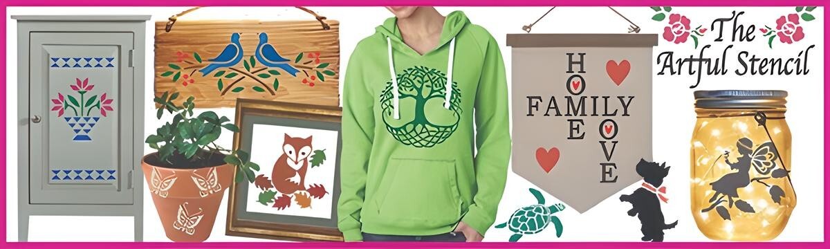 OAK LEAF AND ACORN 2 STENCIL – Trees Nuts Leaves Cones – The Artful Stencil