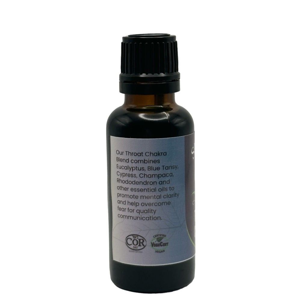 Throat Chakra Essential Oil Blend All Natural – FREE SHIPPING