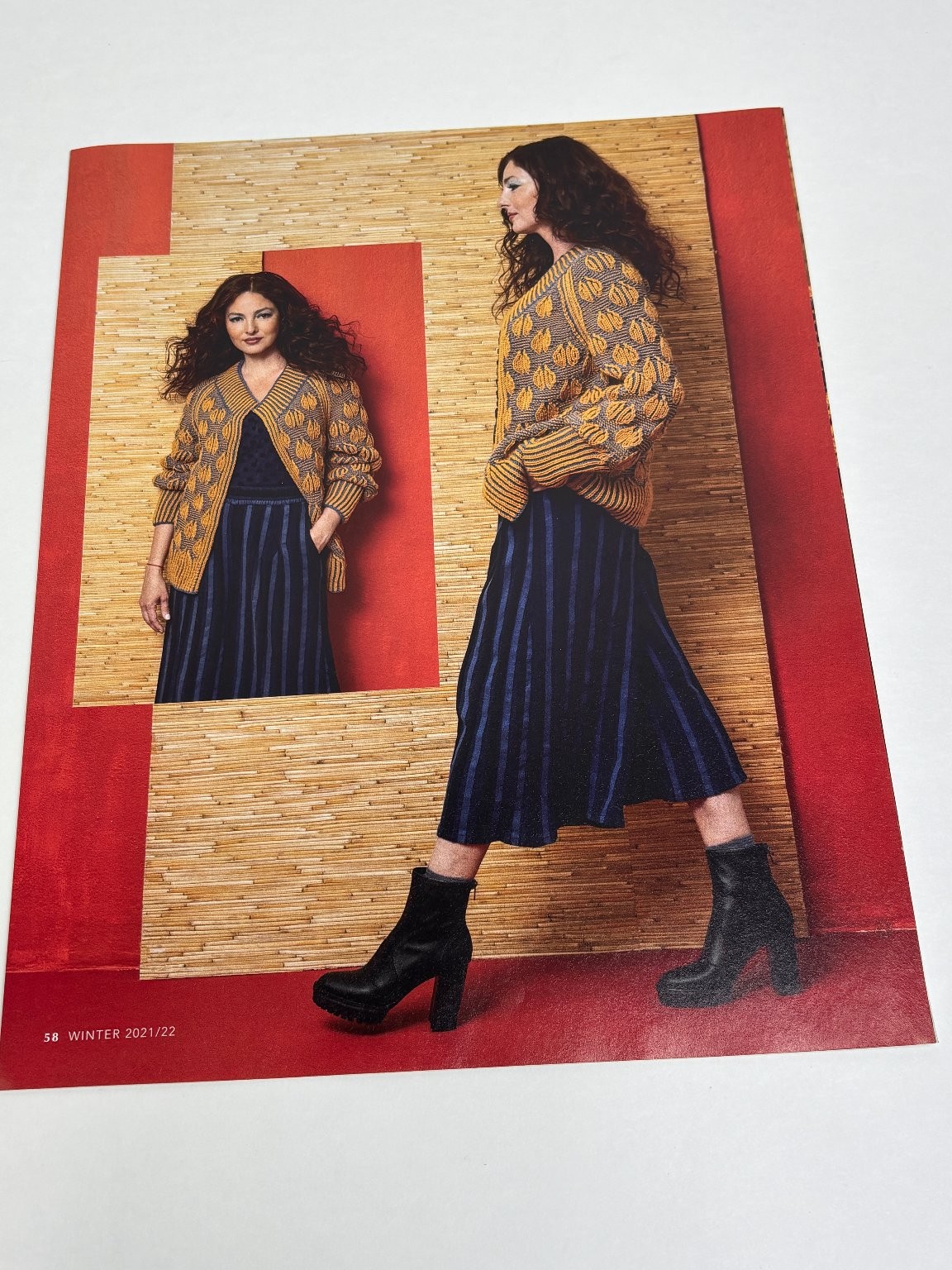 Atlas Cardigan Knitting Pattern Magazine Pages