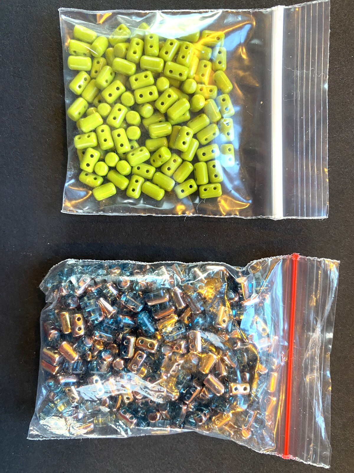 TRAY + COLORFUL BEADS! Vintage + Modern Glass Clay Plastic Acrylic Seed Lampwork