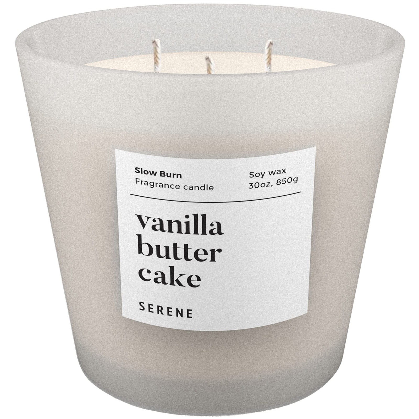 Candles for Home Scented, Big Candles Vanilla Butter Cake Scented, 30oz Natur…