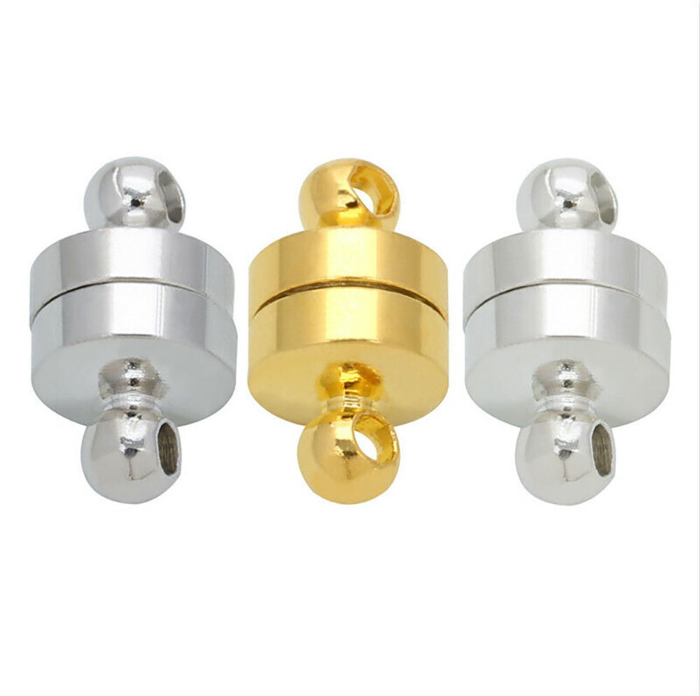 20/40/60/80Pcs DIY Strong Magnetic Clasps for Necklace Bracelet Jewelry Findings