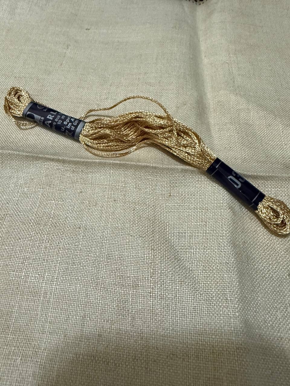 Vintage Marllitt Embroidery Thread Lot 10 Skeins Germany Viscose Rayon Floss NOS