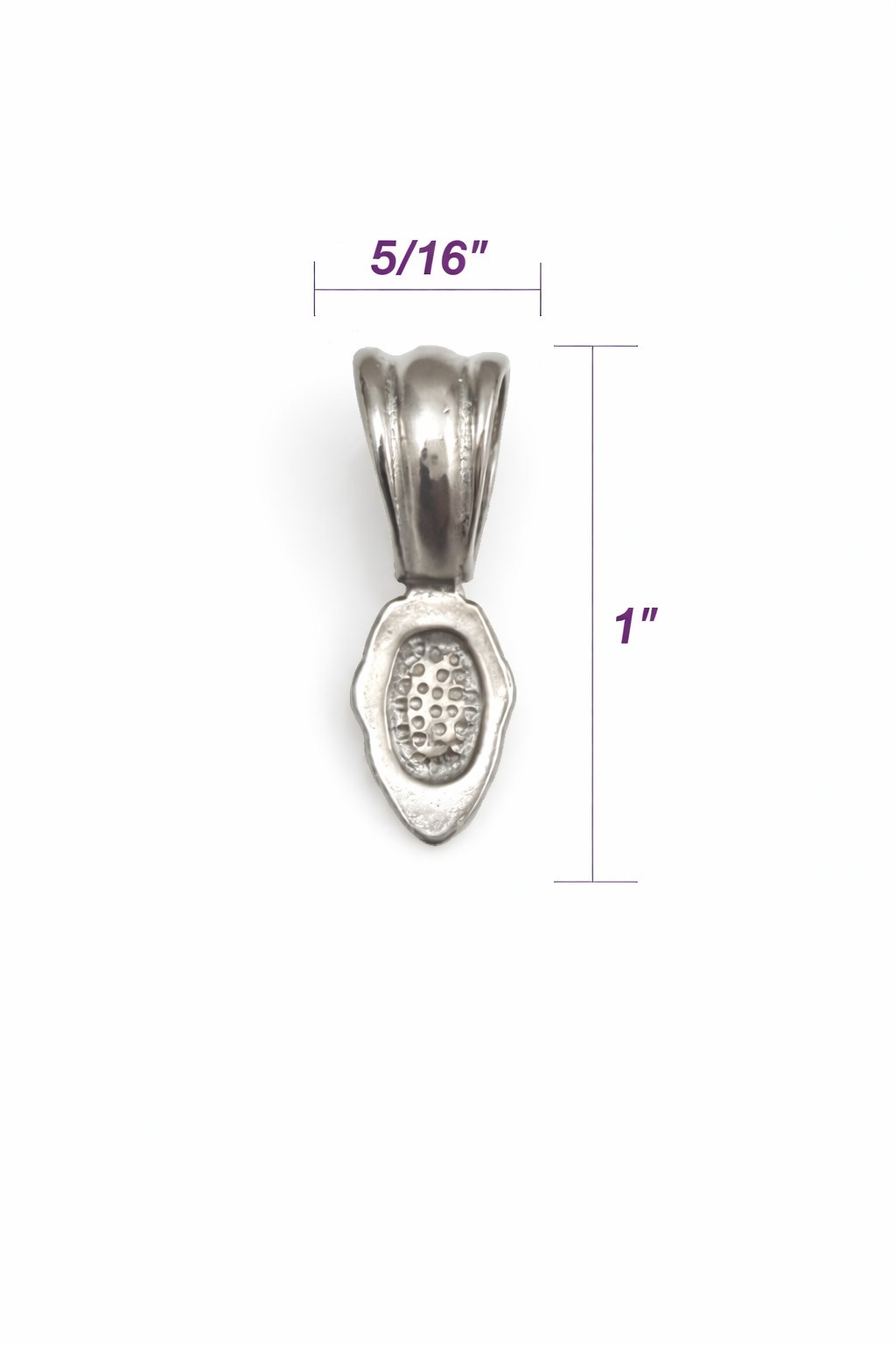 Antique Silver Fancy Glue On Bails (Pkg 5/15) Ships Free from WI, USA (185-AS)