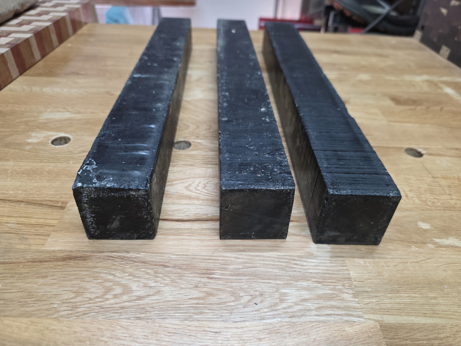 Gaboon Ebony 2″x2″x18″ Turning Blanks All Black (See Description) Price Is For 1