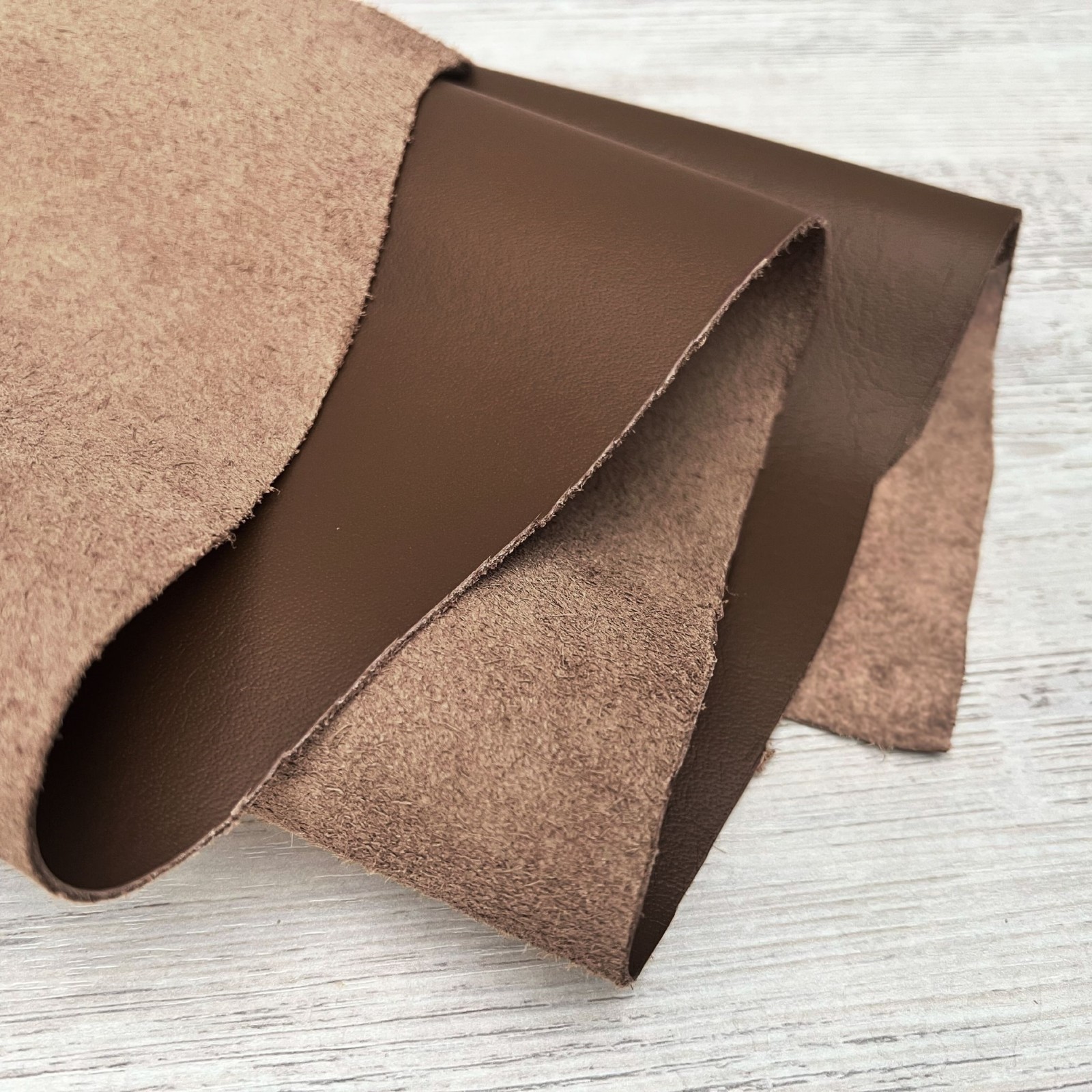 Leather Pieces Genuine Cowhide Craft Material Sheet For Crafts Tooling 1.25mm
