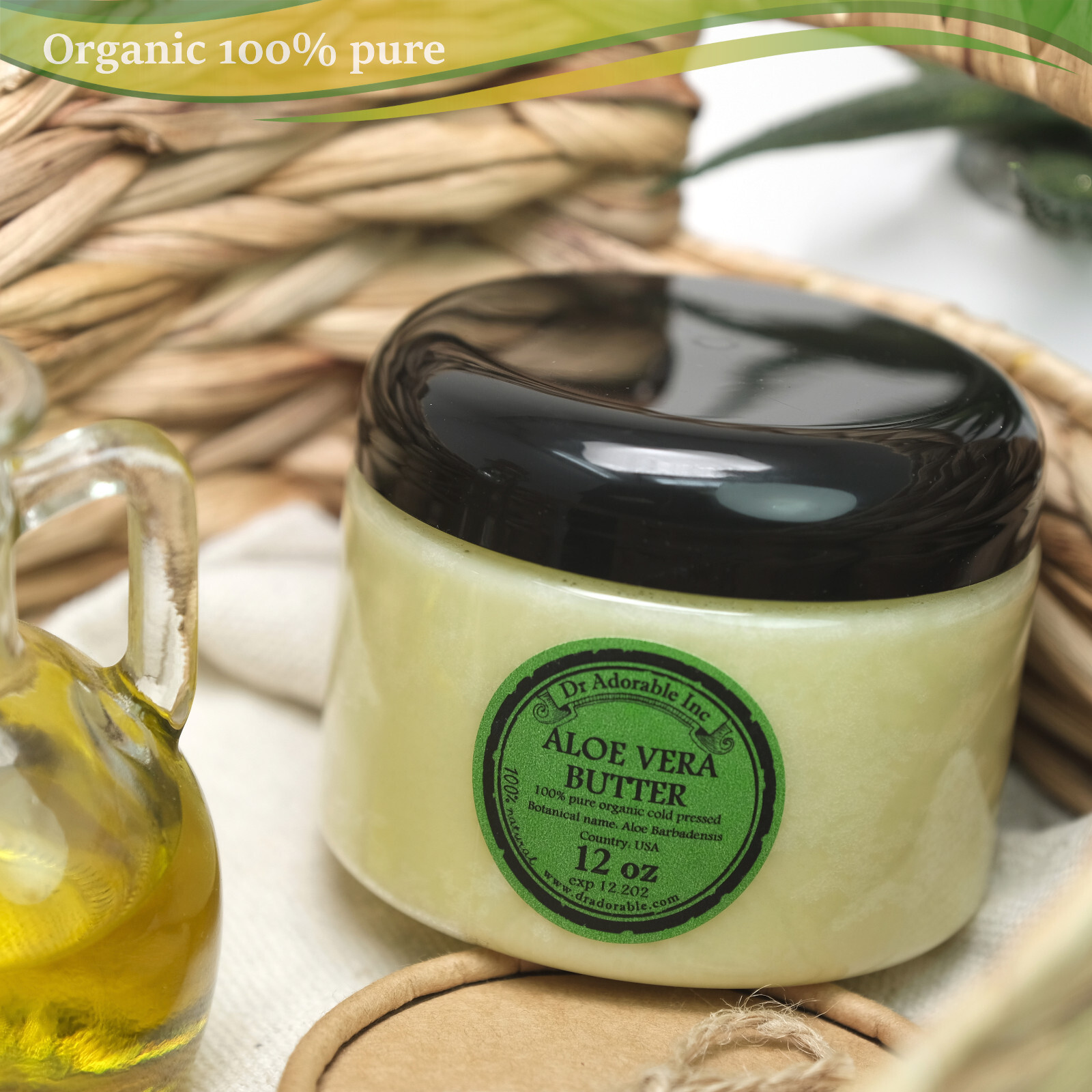 PURE ALOE VERA BUTTER – GREAT MOISTURIZE​R! FREE SHIPPING!