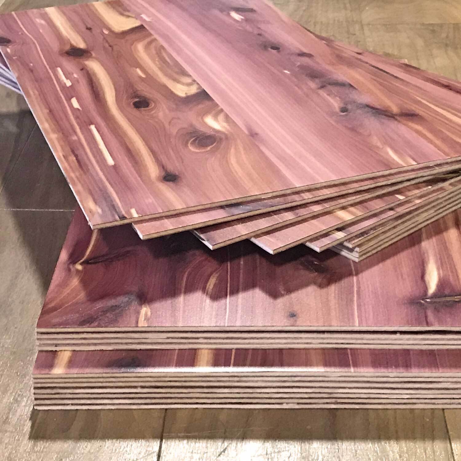 1/8″ Plywood Real Wood Veneered Panels for Crafts, Laser & Engraving