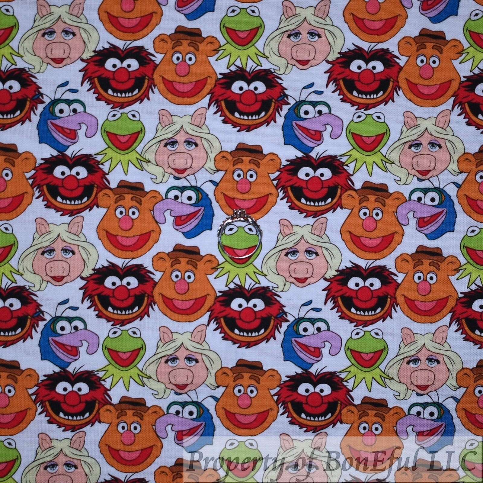 BonEful Fabric FQ Cotton Flannel Quilt G Black Batman Logo Circle Dot Bat Unisex
