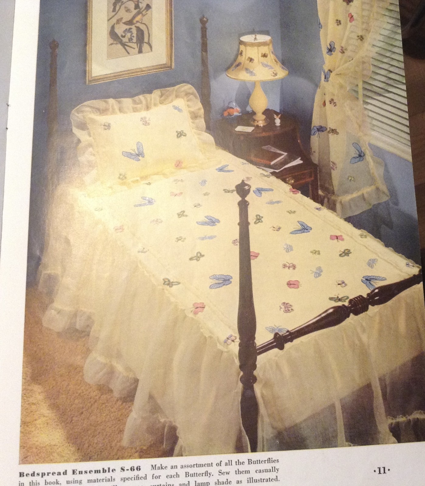 Vtg 1951 Butterflies in Crochet Pattern Booklet Clarks No. 272 15 Pgs