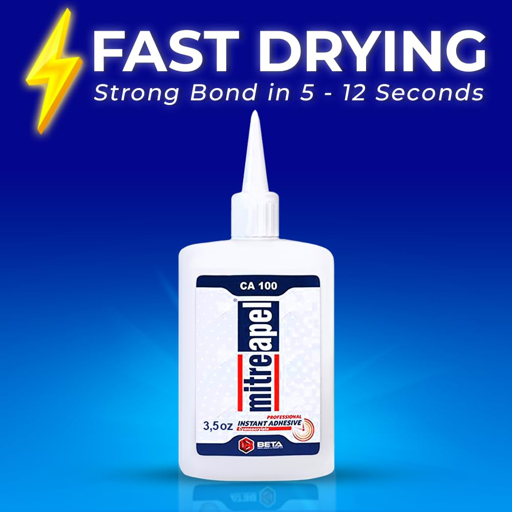 CA Glue with Activator(4.5Oz+16.9 Fl Oz) Instant Bond Professional Cyanoacrylate