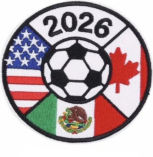 Mexico Canada USA US Soccer Football World Cup Travel Patch, Iron or Sew On