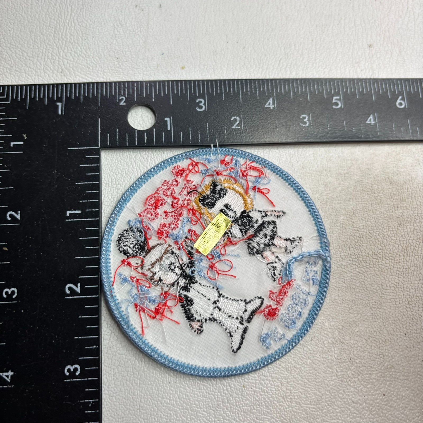 Unknown Group But Funny DISCO DANCE w/ DISCO BALL Embroidered Dancer Patch 65PD