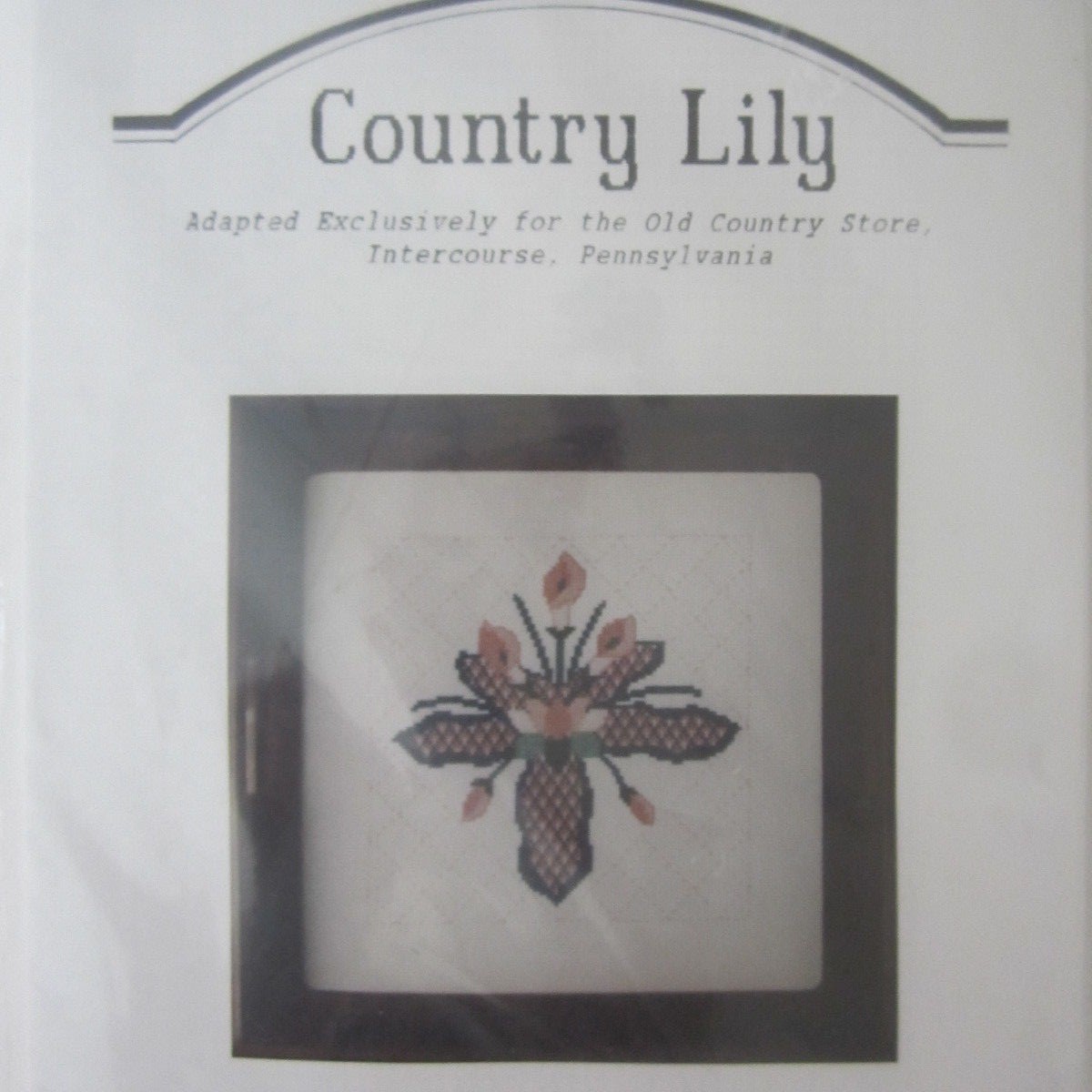 NEW DONNA LEE Counted Cross Stitch Kit Country Lily SEALED USA Flowers