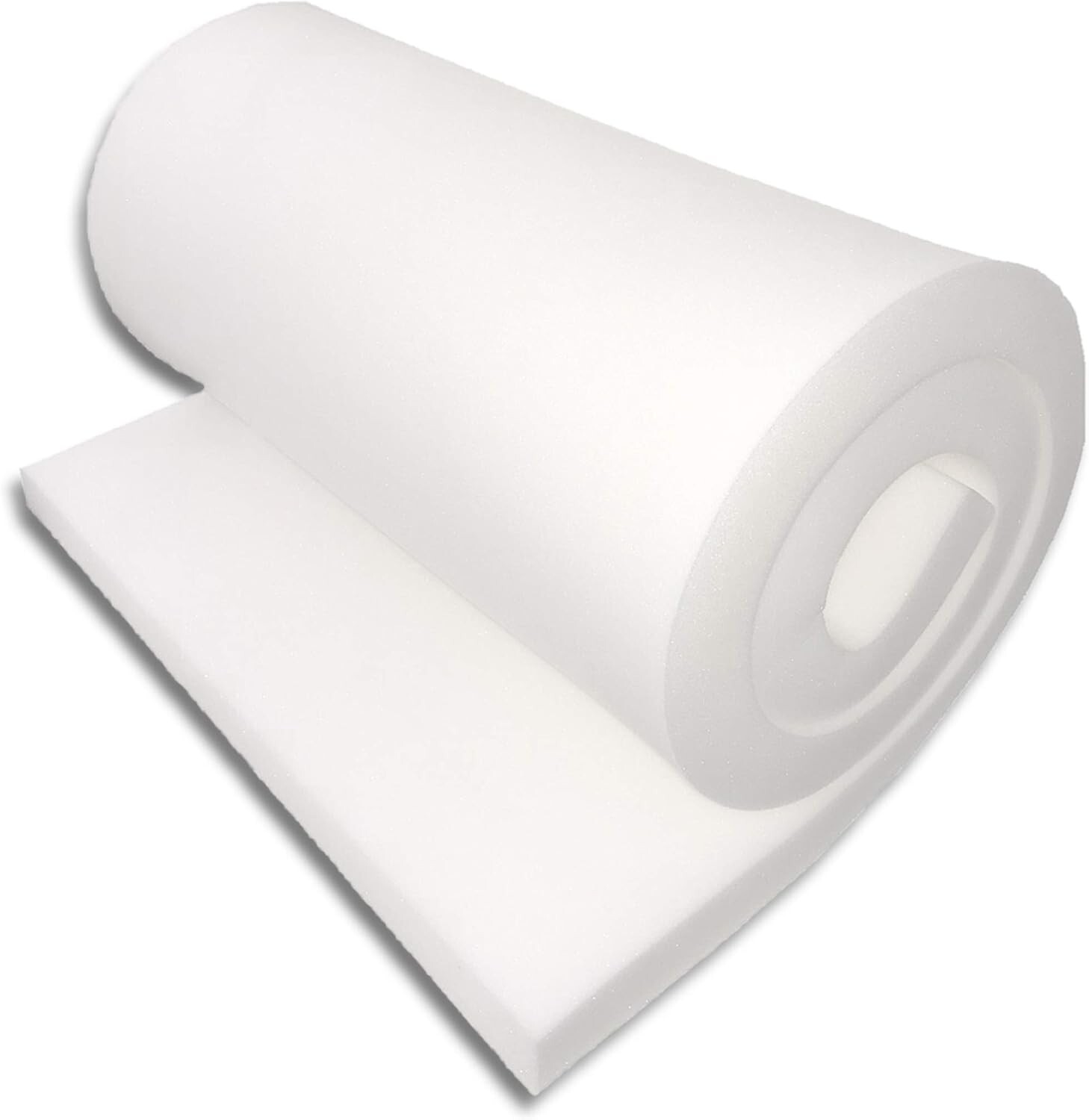 FoamTouch 2″x24″x72″ high Density Polyurethane Foam, 1 Count Pack of 1, White