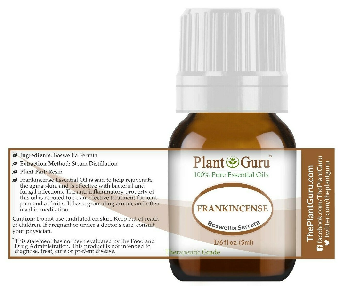 Earth & Wood Essential Oil Set 6 – 5 ml. 100% Pure Natural Therapeutic Grade Lot