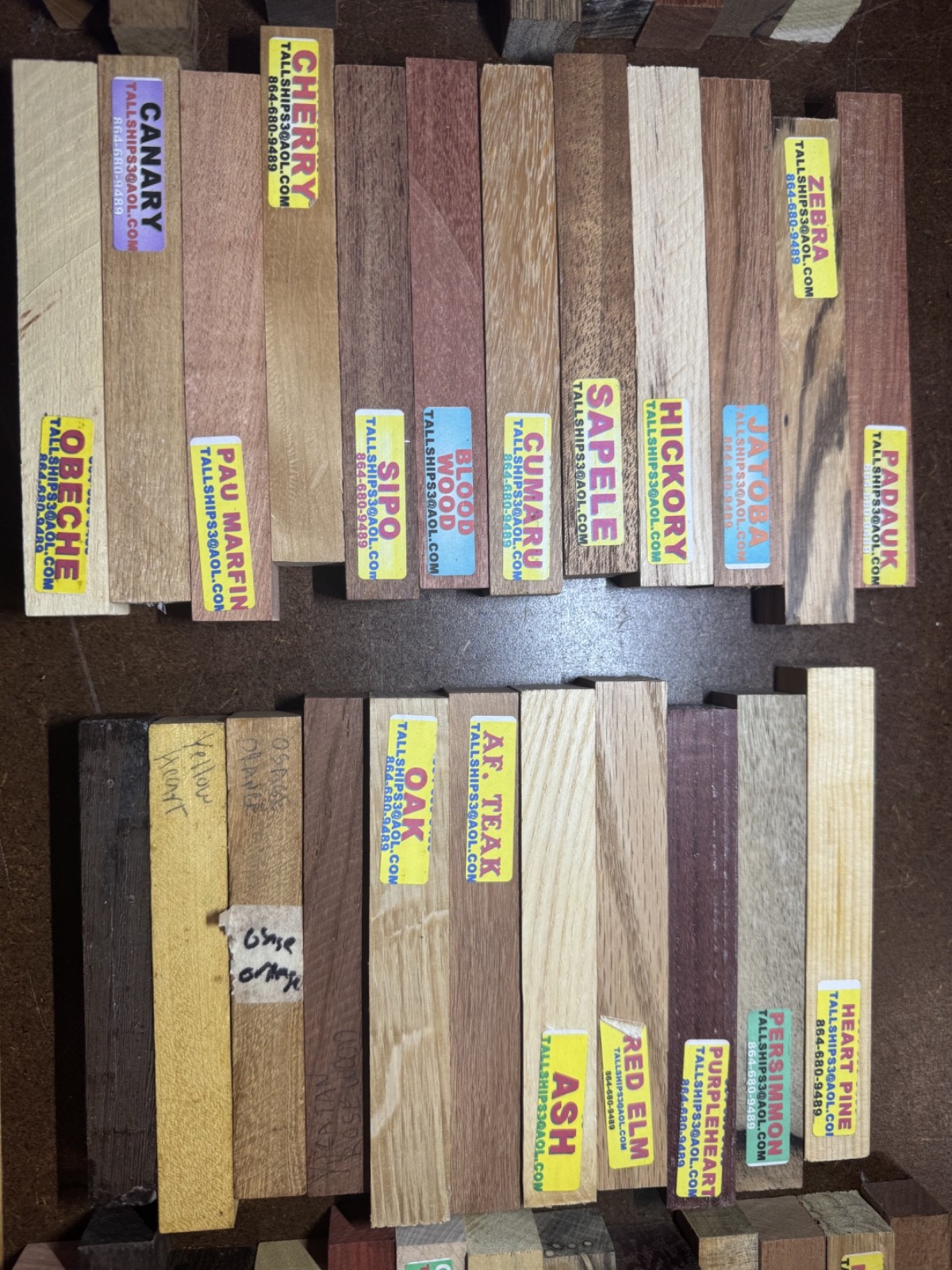 Lot of 72 Exotic & Hardwood Pen Blanks Bloodwood Cocobolo Zebrawood Padauk
