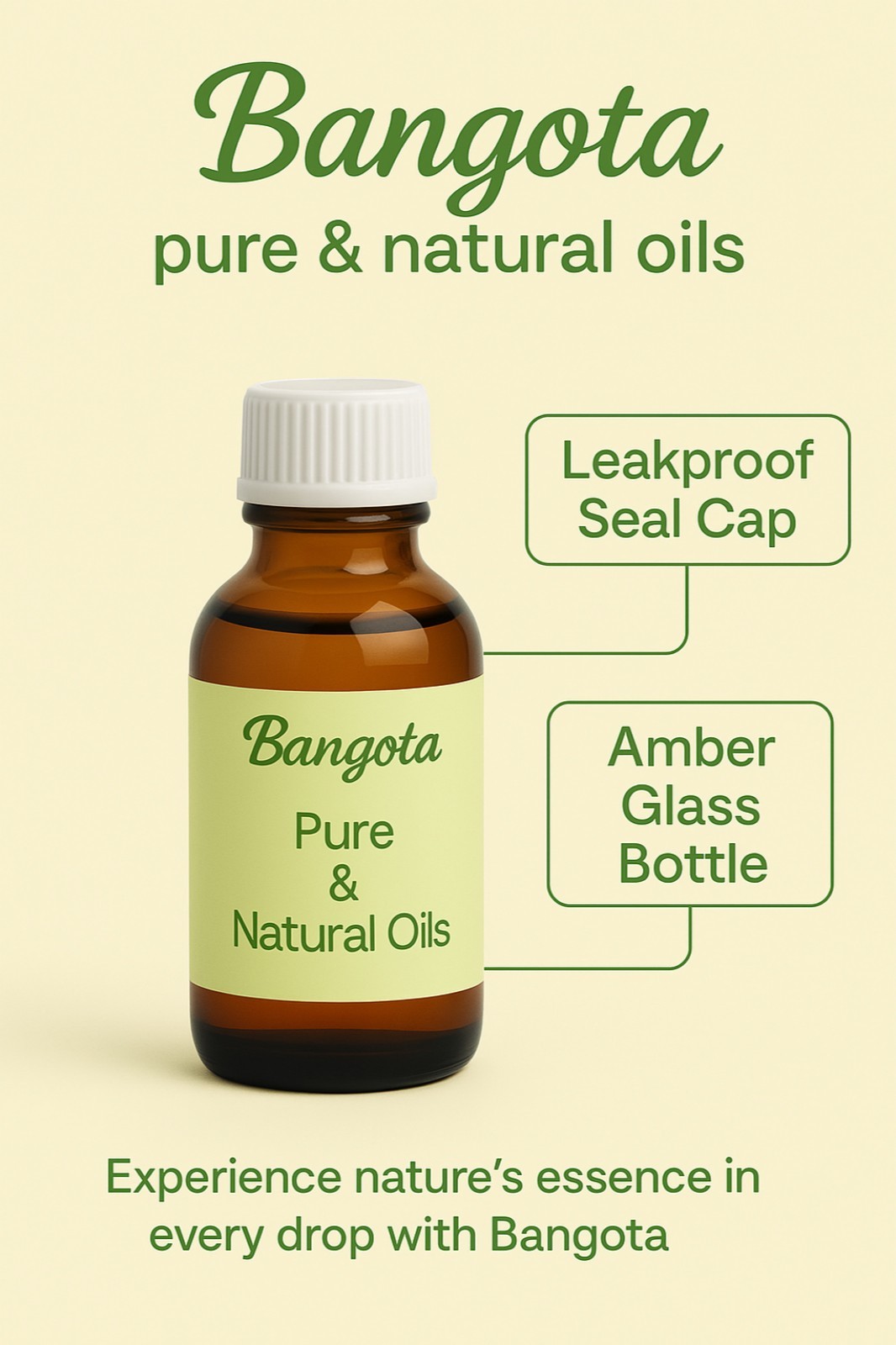 Peppermint Essential Oil Mentha piperita Cooling Aroma Bangota 30ml ( 1.00 Oz)