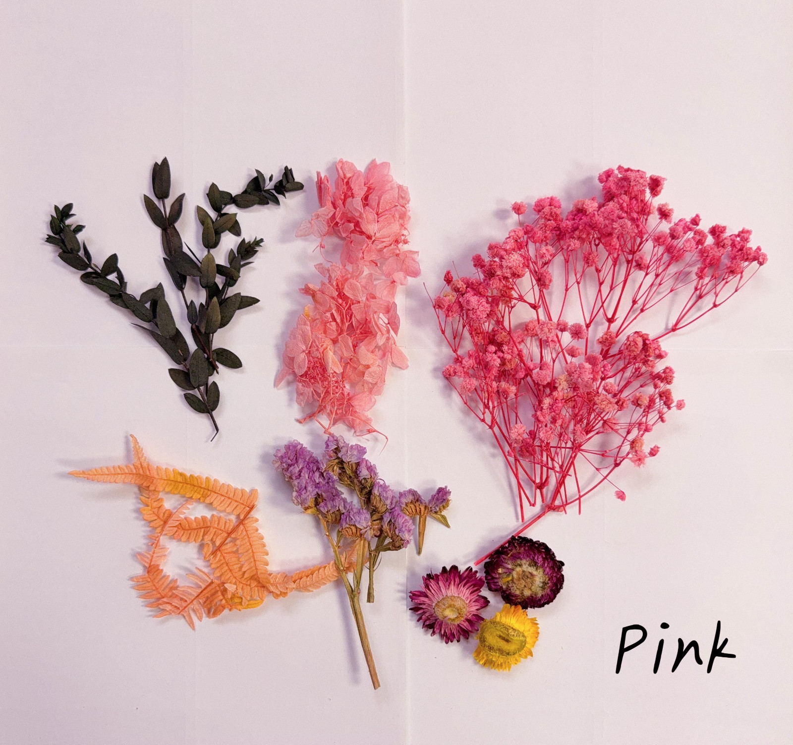 Mixed Dried Pressed Flowers for DIY Crafts, Wedding Decor, Party Favors & Candle