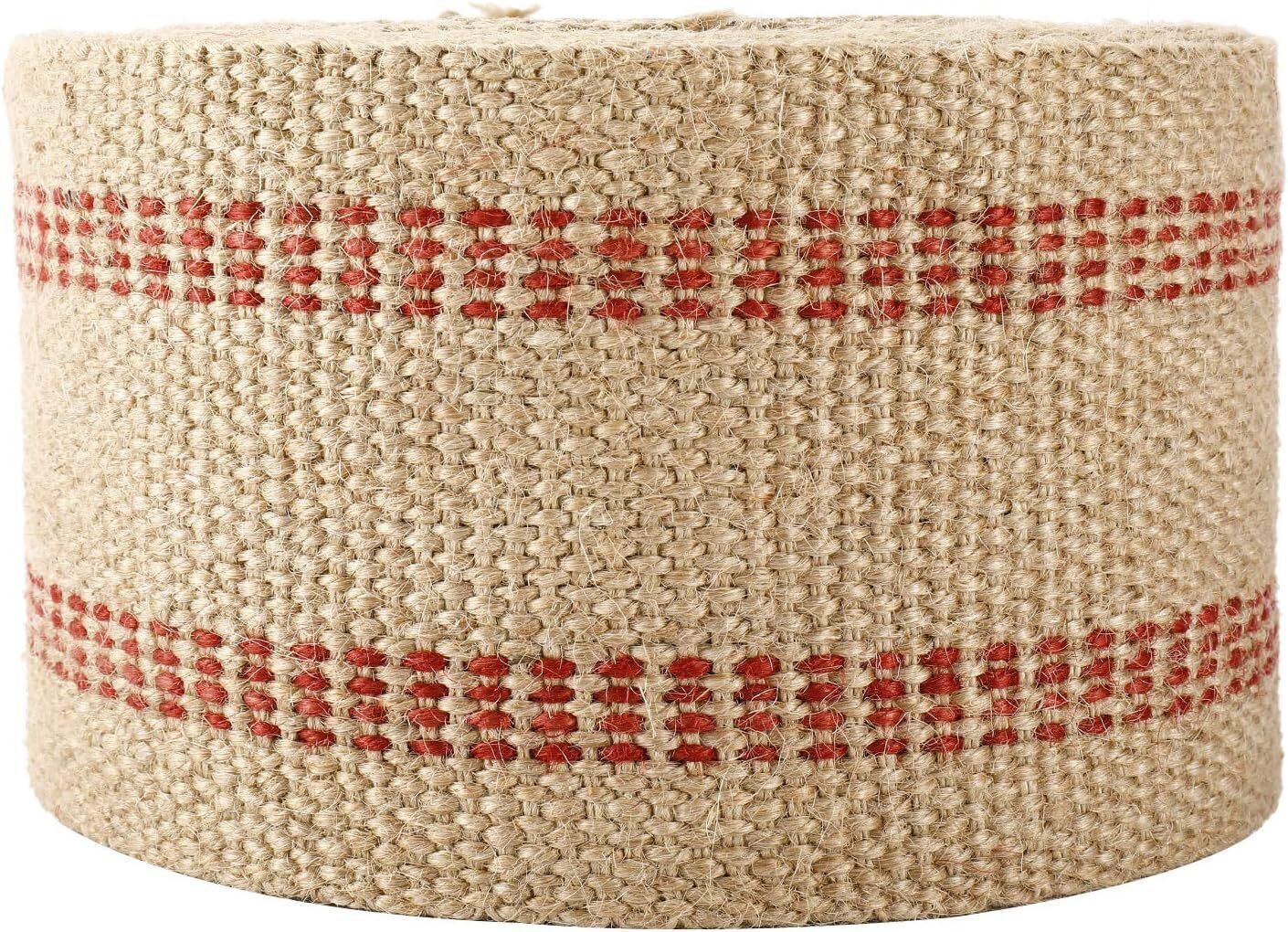 Craft Jute Webbing Tape 3.5″ x 10 Yd Heavy Duty for Chair Repair Upholstery
