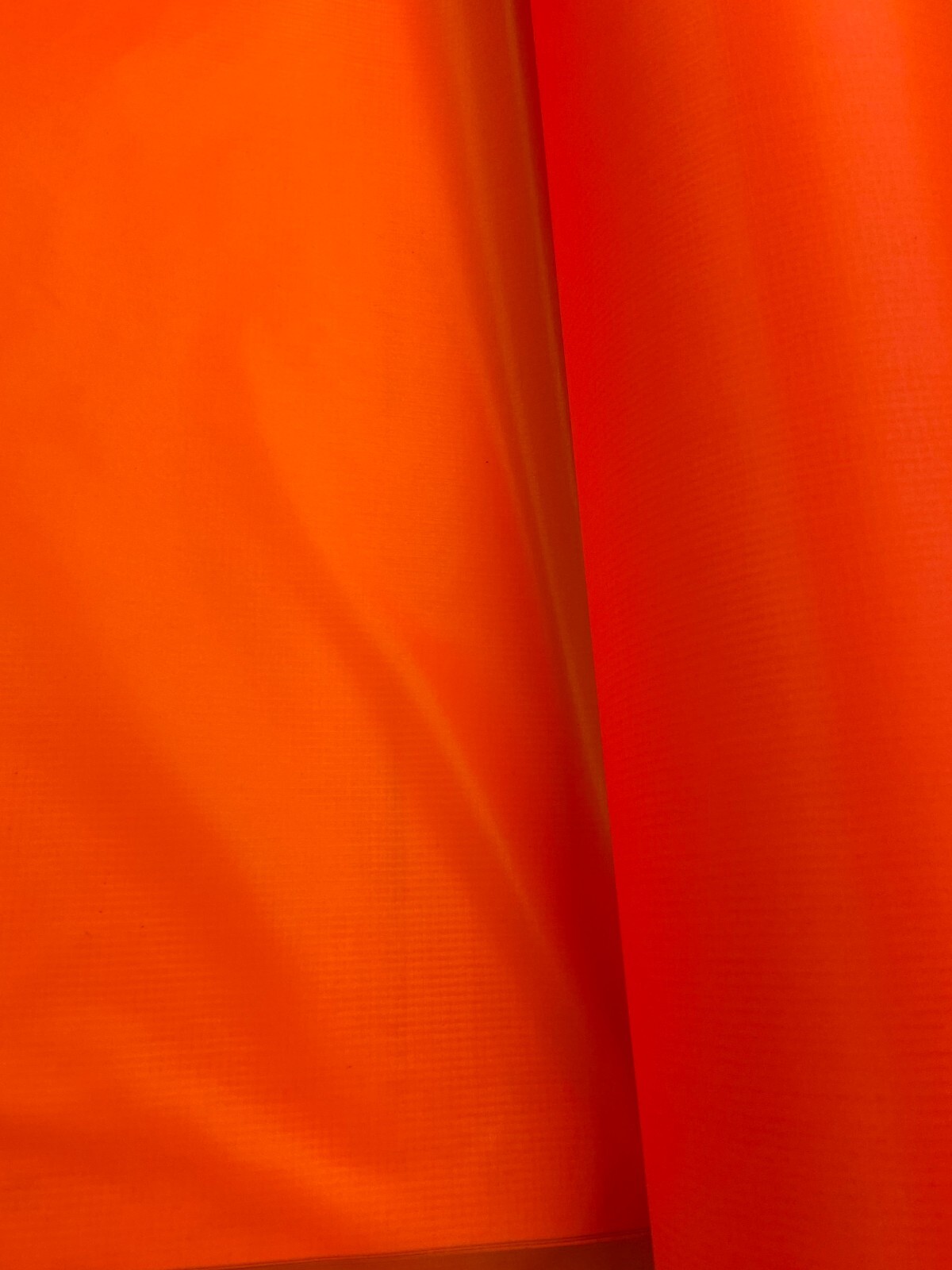 Blaze Orange Silnylon Fabric by the yard 65″ wide, 1st Quality 100% Waterproof