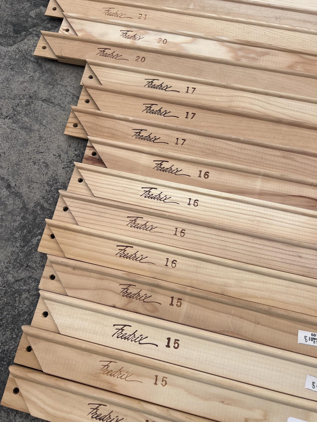 Fredrix Pine Wood Stretcher Bars Artist Canvas Lot Assorted Sizes 12-34 Inches