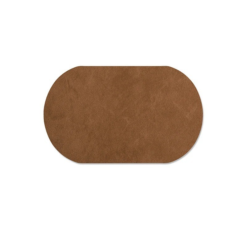 Suede Leather Iron on Oval Elbow Knee Patches DIY Repair Sewing Applique