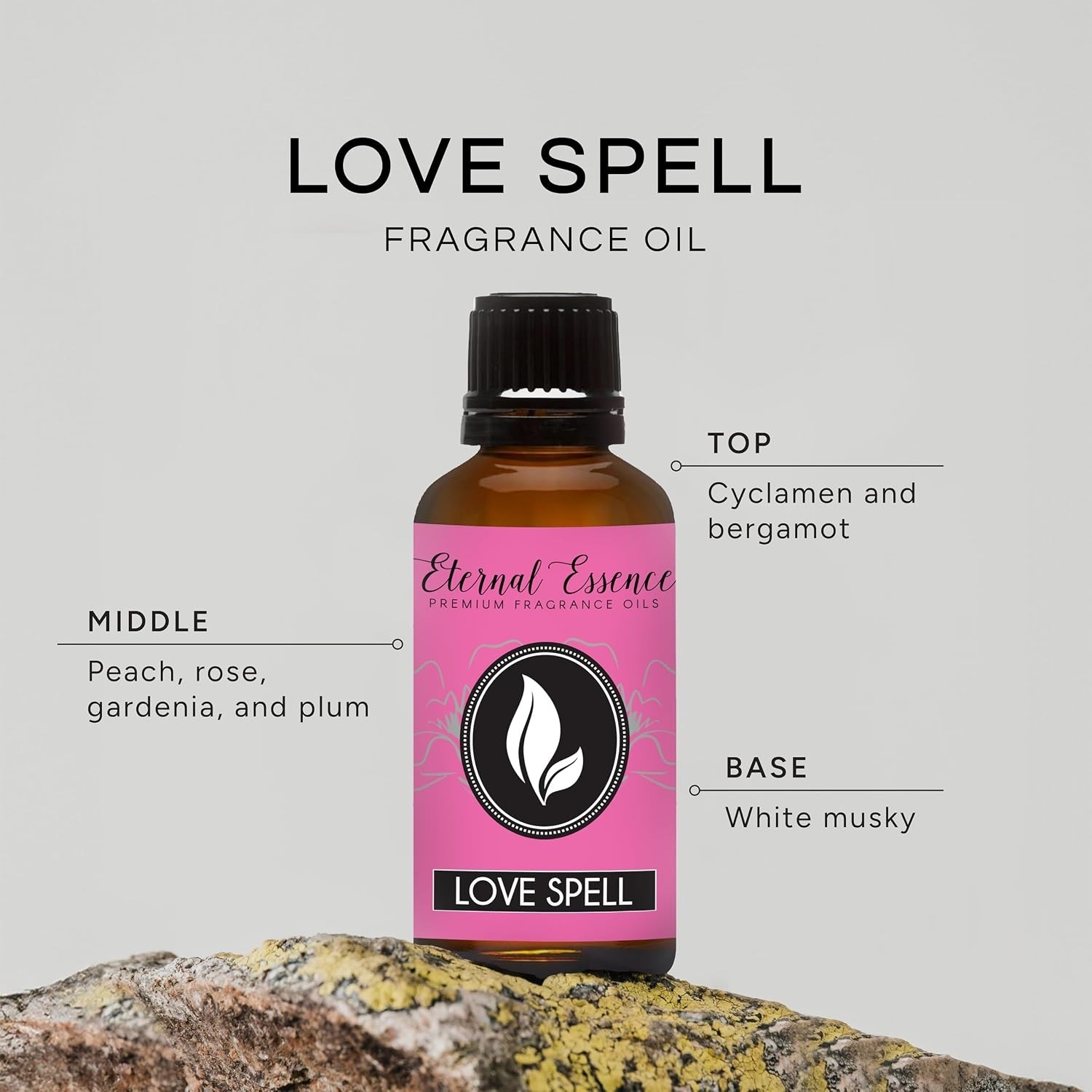 Amber Glass Bottle 30ml Love Spell Type Fragrance Oil for Home Fragrance