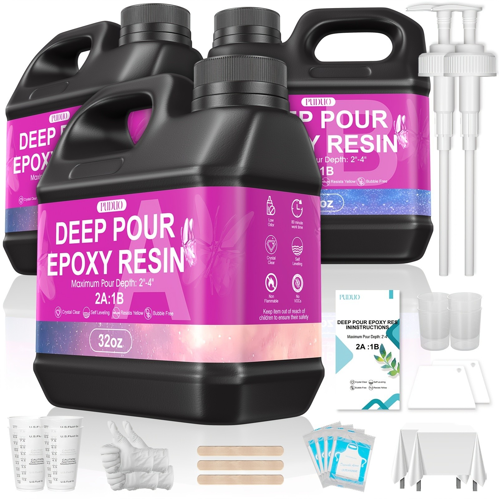 96oz Professional 2:1 Deep Pour Epoxy