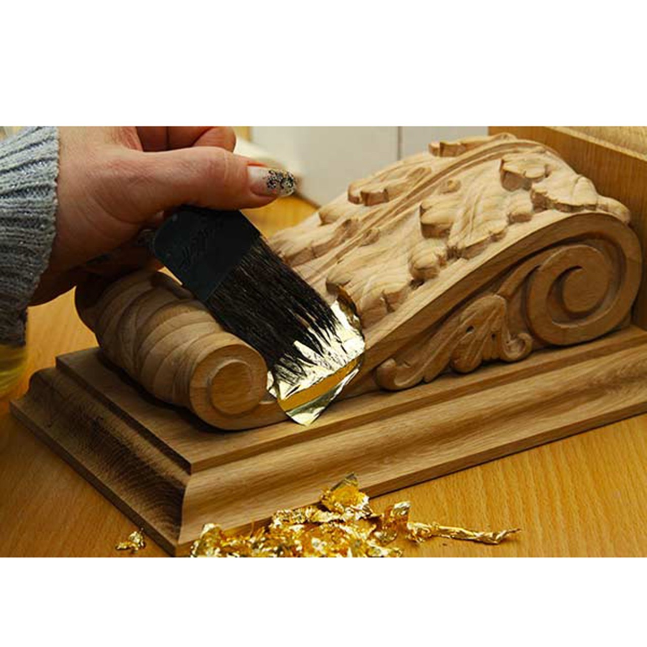 Pure Edible Gold Leaf 24K Art Food Facial Spa Gilding Make Up Nail Fashion x1000