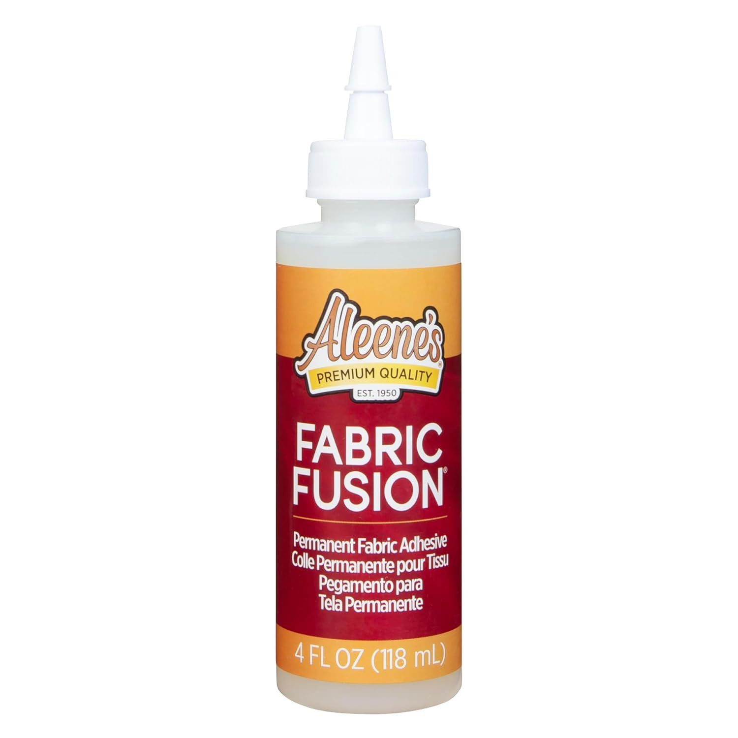 Aleene’S Fabric Fusion Permanent Adhesive 4 Fl. Oz. Washable Fabric Glue for Clo