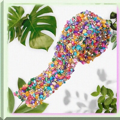 Colorful Crystal Rhinestone Trim 37mm for Fabric Decoration