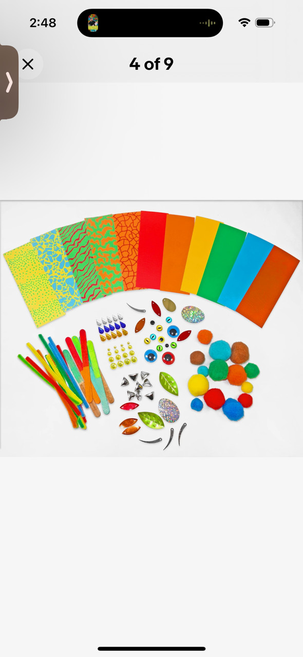Smarts & Crafts Monster Craft Kit, 200+ Pieces, for Children 6 years and up