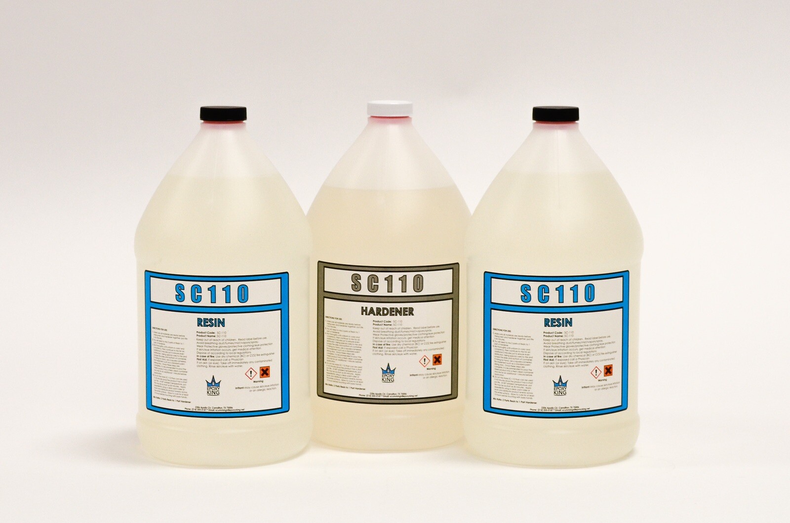 CLEAR EPOXY RESIN 3 GALLON KIT * UV RESISTANT * MARINE GRADE * NON-TOXIC * BOAT