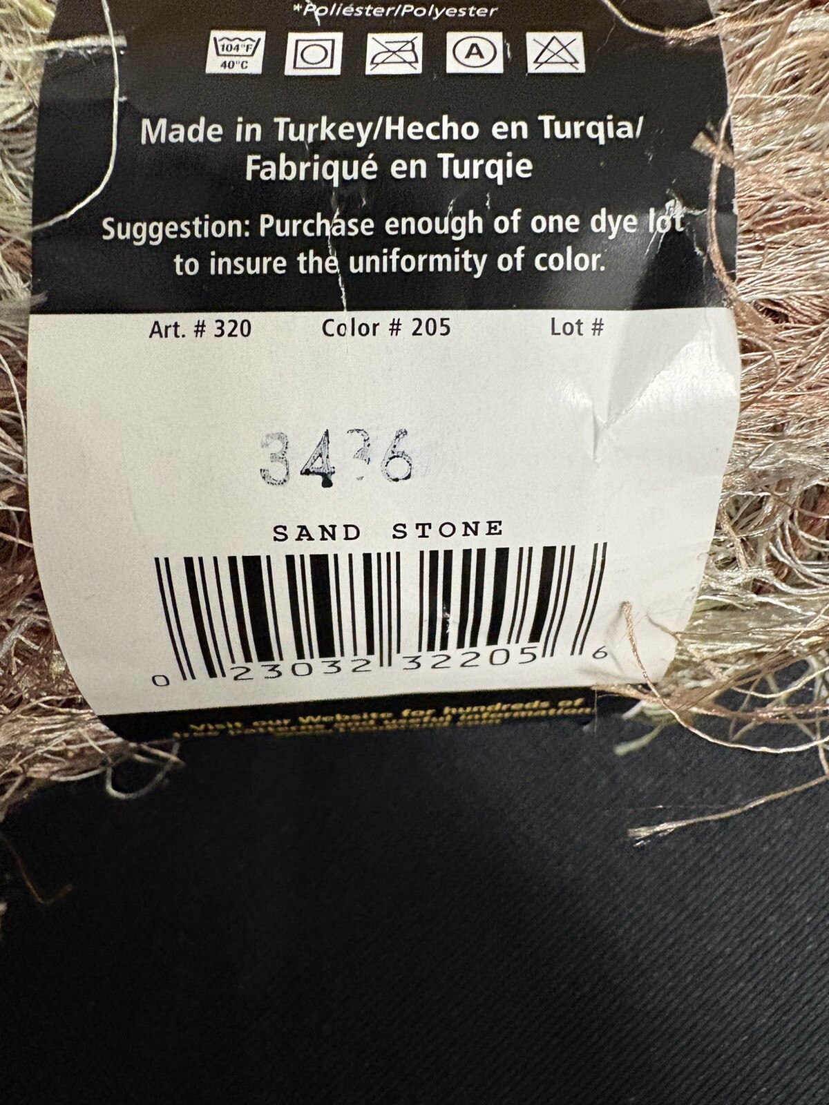 Lion Brand Yarn Fun Fur Lot of 8 Skeins varies colors