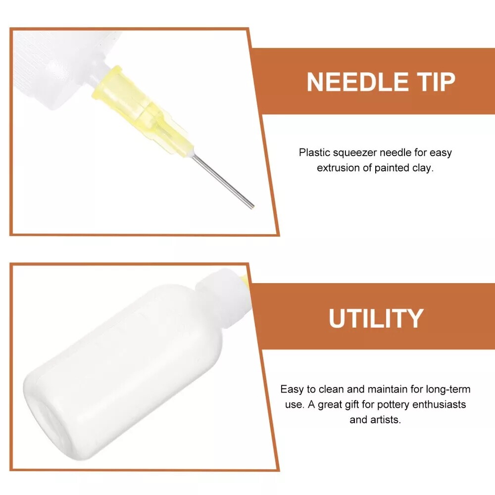 10Pack 30ml Precision Applicator Bottles,10Pcs Needle Tip Squeeze Bottle Squeeze