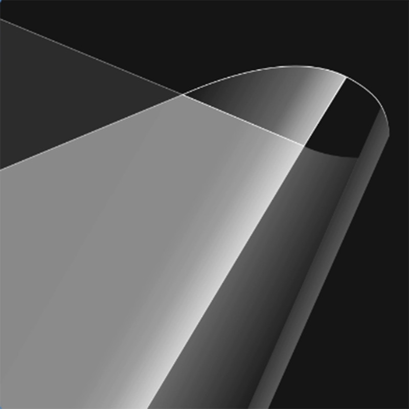 Iridescent Holographic Clear Transparent PET Fabric Vinyl Material Paper Film