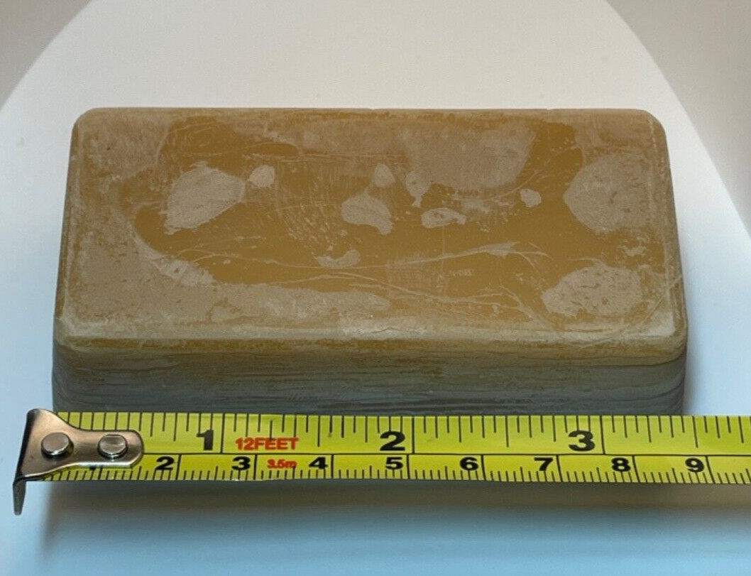BEESWAX – natural dark smoked – 4 oz bar – pure USA beeswax