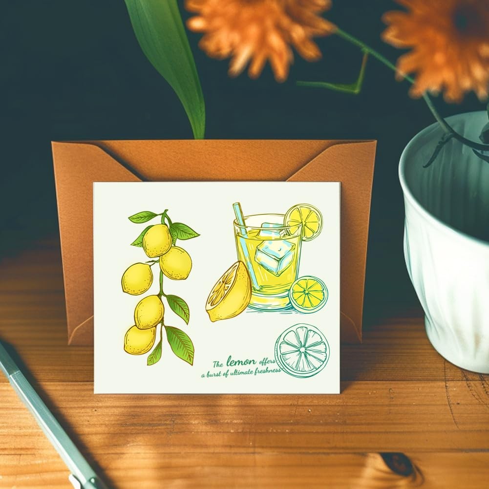 Lemons Clear Stamps Lemon Juice Transparent Silicone Stamp Flower Slices