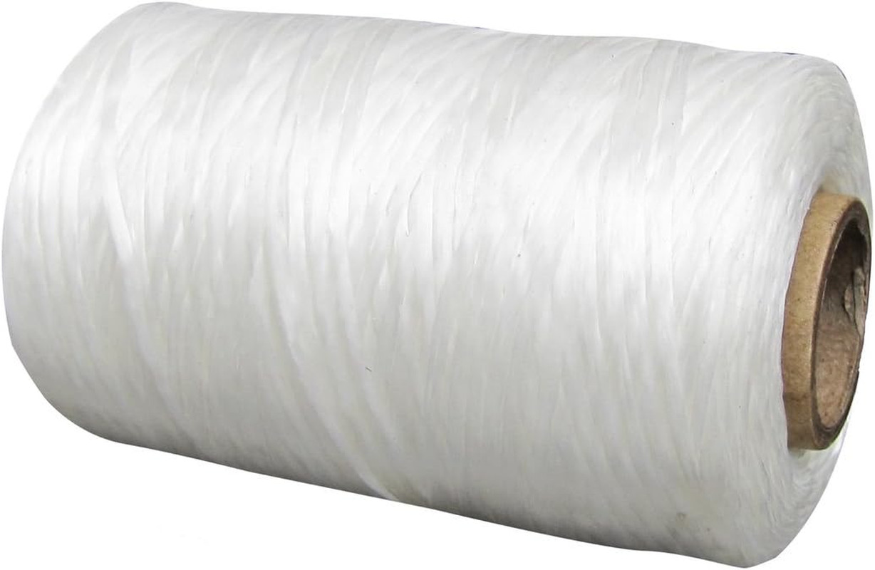 Treasure Gurus 1 Single Spool White Sinew Waxed Beading Craft Poly Thread Artifi
