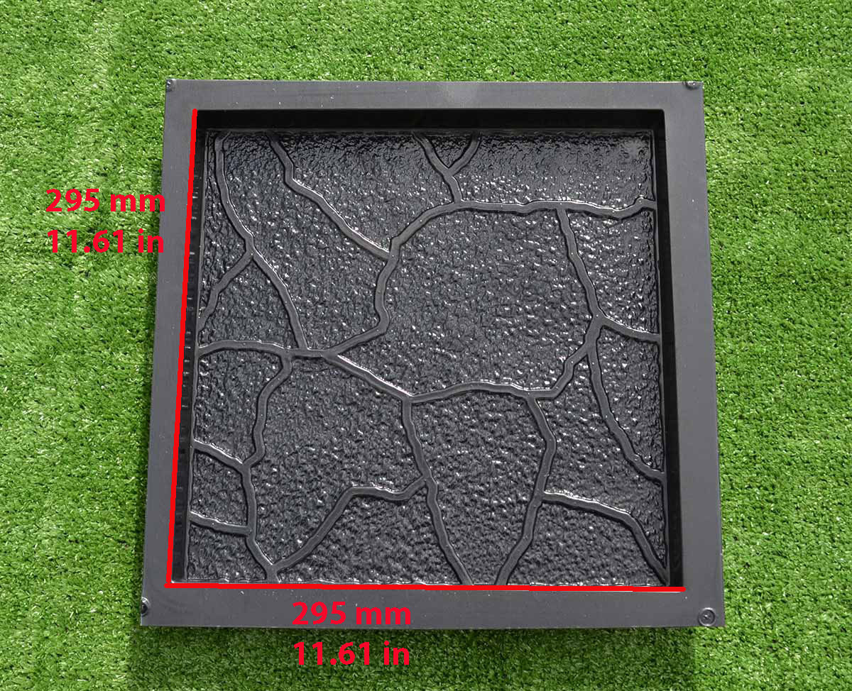 Concrete mold pavers stone patio casting concrete garden path sold set 5 pcs S29