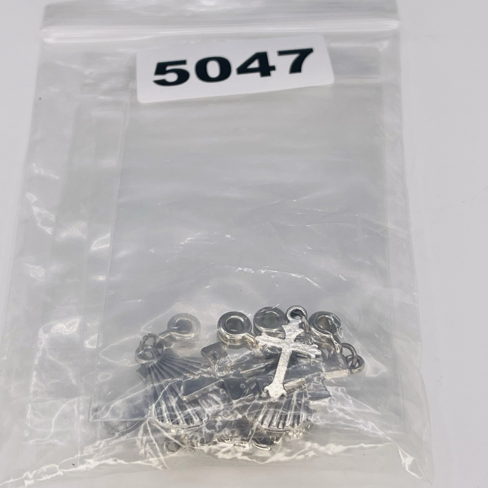 Mini Charm Lot – Mermaid Seashell Cross Heart Earring Charms Mini Bracelet Charm