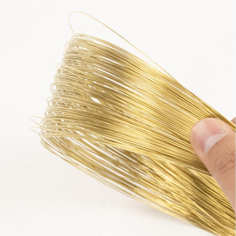 Brass Round Wire Bare Unplated Ø0.3mm – 5mm Diameter Jewelry Making / Wire Craft