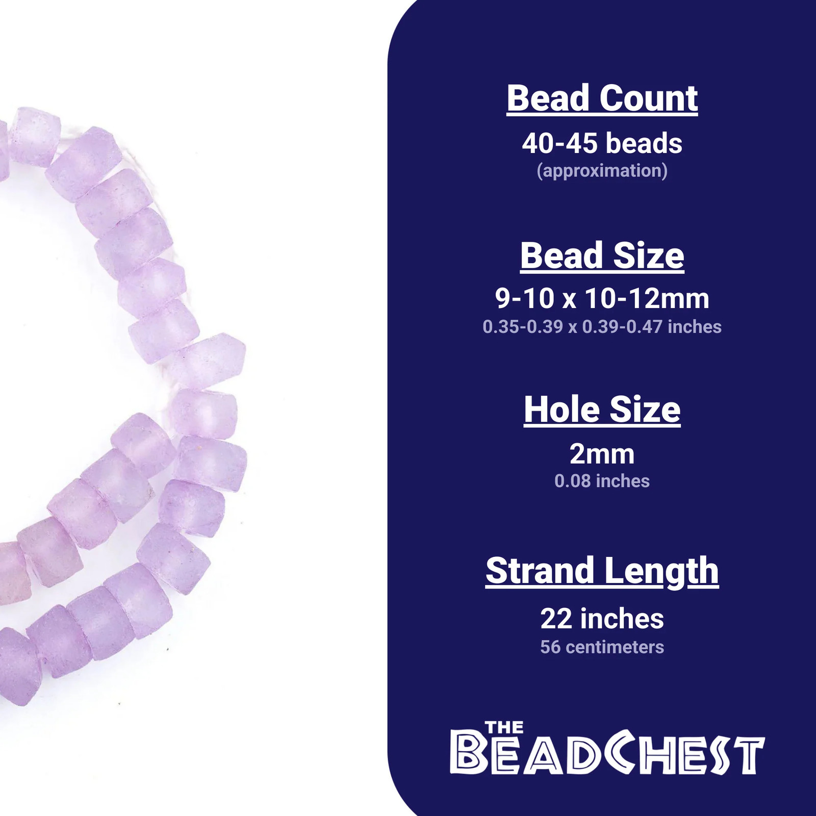 Candied Purple Faceted Recycled Java Sea Glass Beads 12mm Indonesia Large Hole