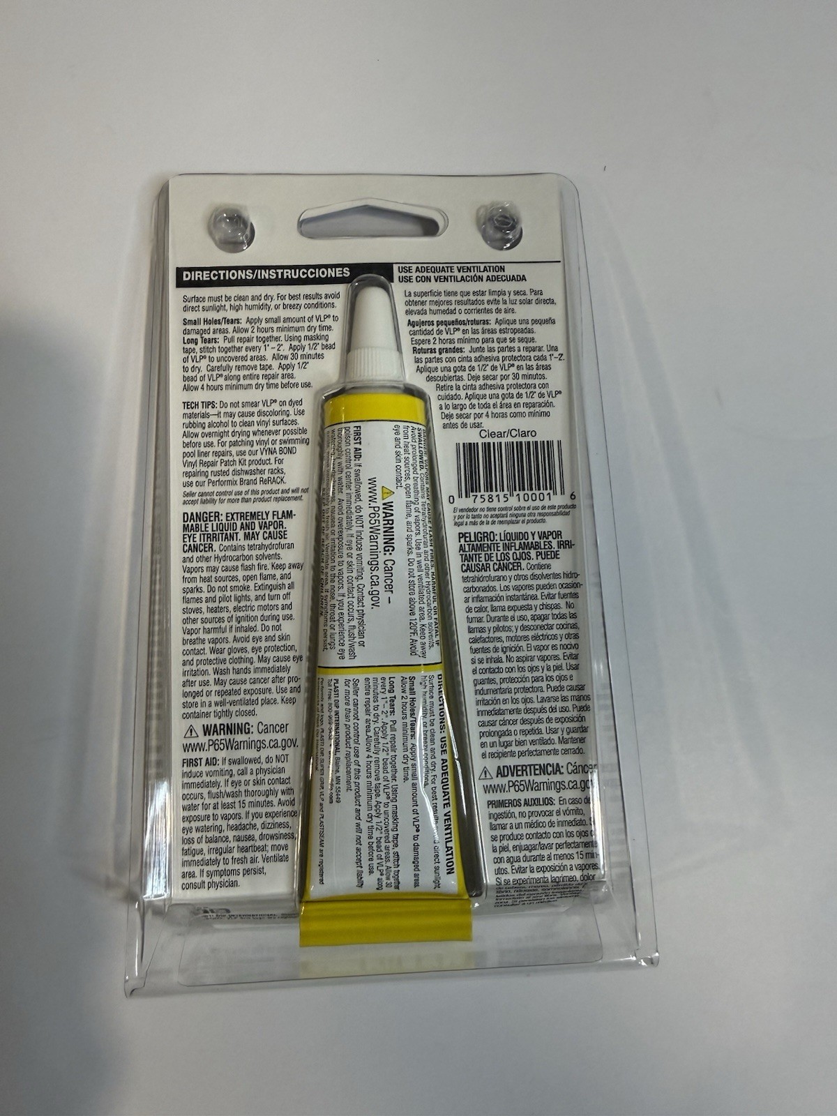 Performix Plasti Dip 61Z09 VLP High Strength Vinyl & Leather Repair 1 oz. Tube
