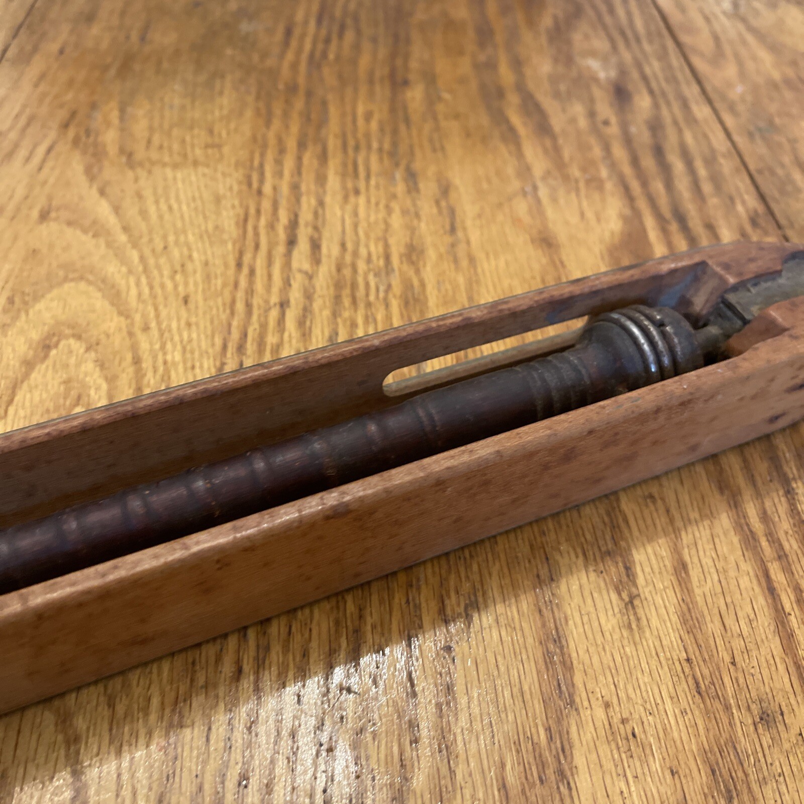 Antique Wooden Loom Weaving Fly Shuttle 16”- 1 Unit – SH 527- Southern With Bobb