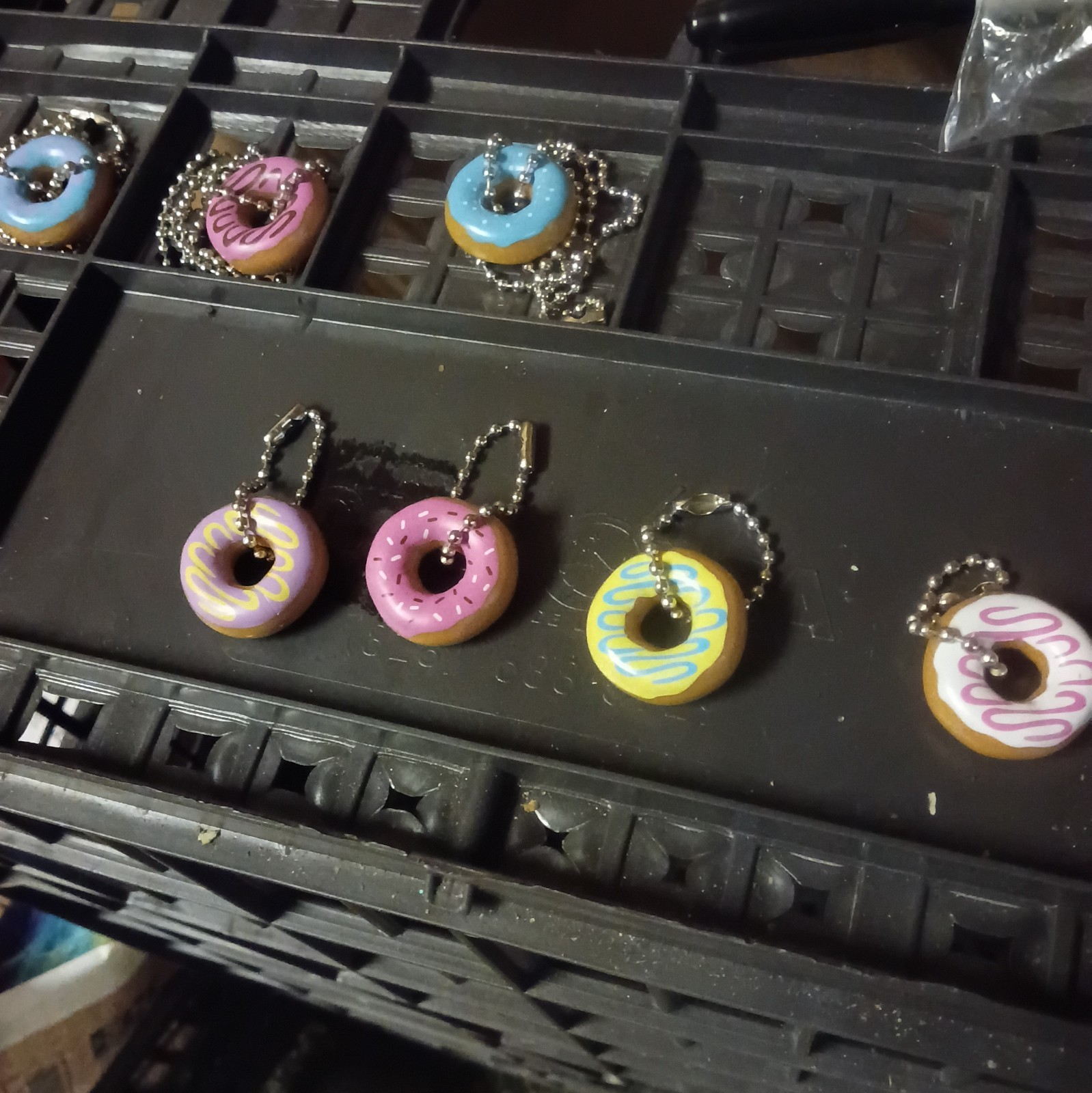 Flatback Embellishments – Donuts – Assorted Colors 10 Pieces