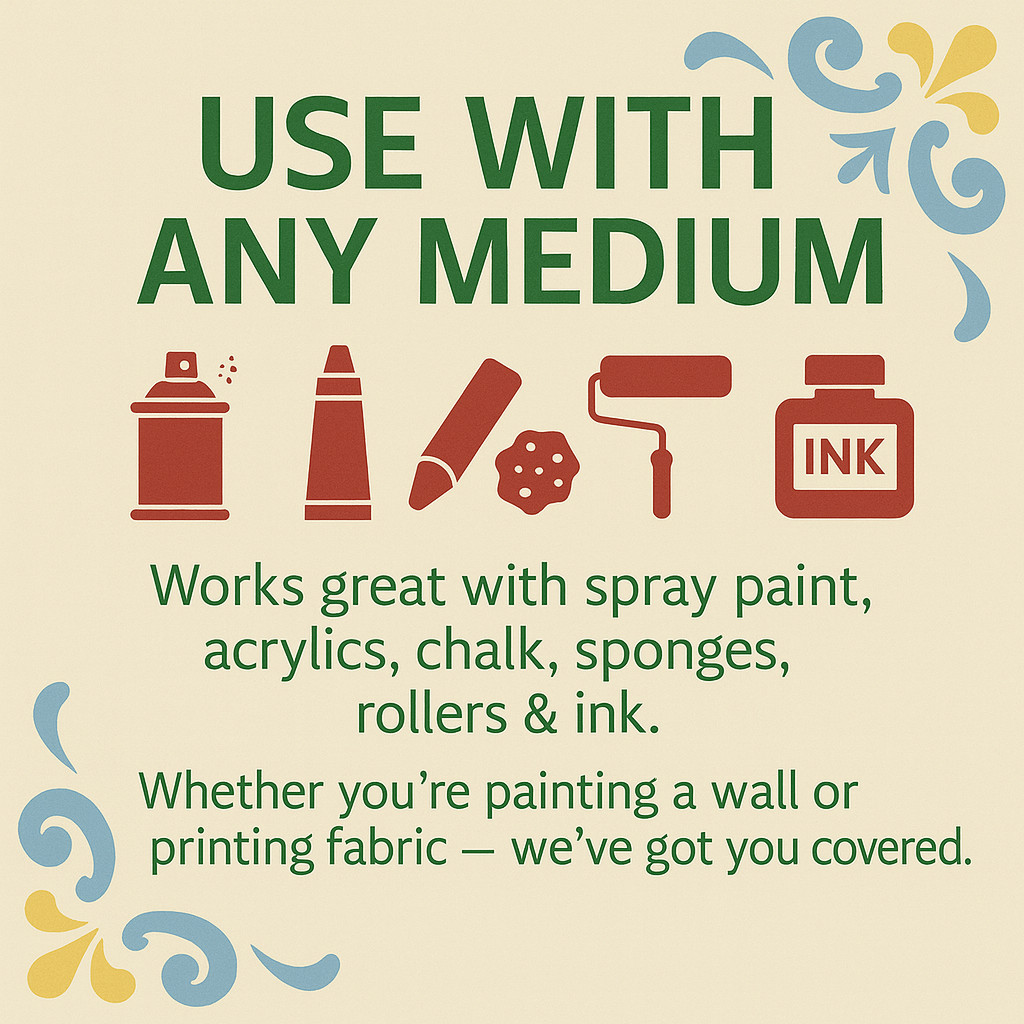 Menacing Wild Hair Character Stencil for Unique Crafting Projects – StencilAir