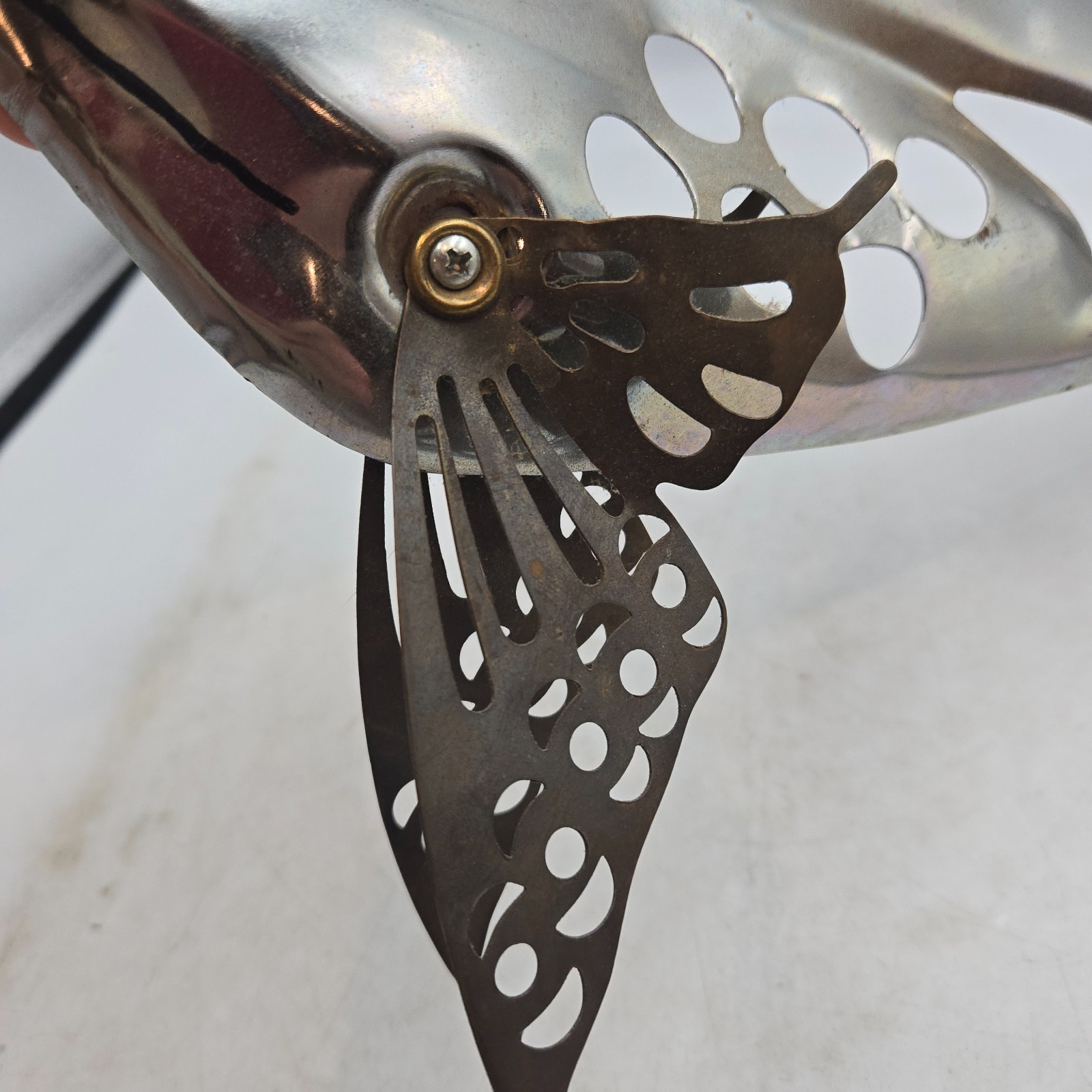 Modern Art Handmade Sheet Metal Fish Wall Art